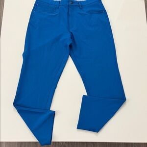 FootJoy Pants Men 34x30 Athletic Fit Blue Performance Stretch Casual Golf Chino